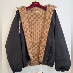 Gucci Mens Reversible GG Jacket - Sz 54